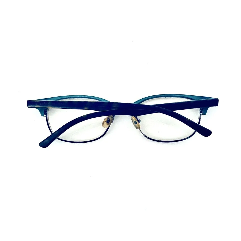 Kate Spade Tortoise Brown Blue Metal Clubmaster Glasses Ivonne 0JEY 135